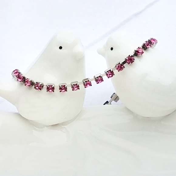 Fashion Jewelry Pink Crystal Bracelet - Picture 2 of 7